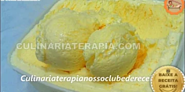 Com 3 Ingredientes Faça 3 Litros de Sorvete Cremoso Fácil