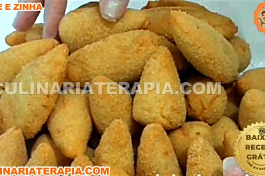 Massa para Salgados Fritos Coxinha Risole e Enroladinho