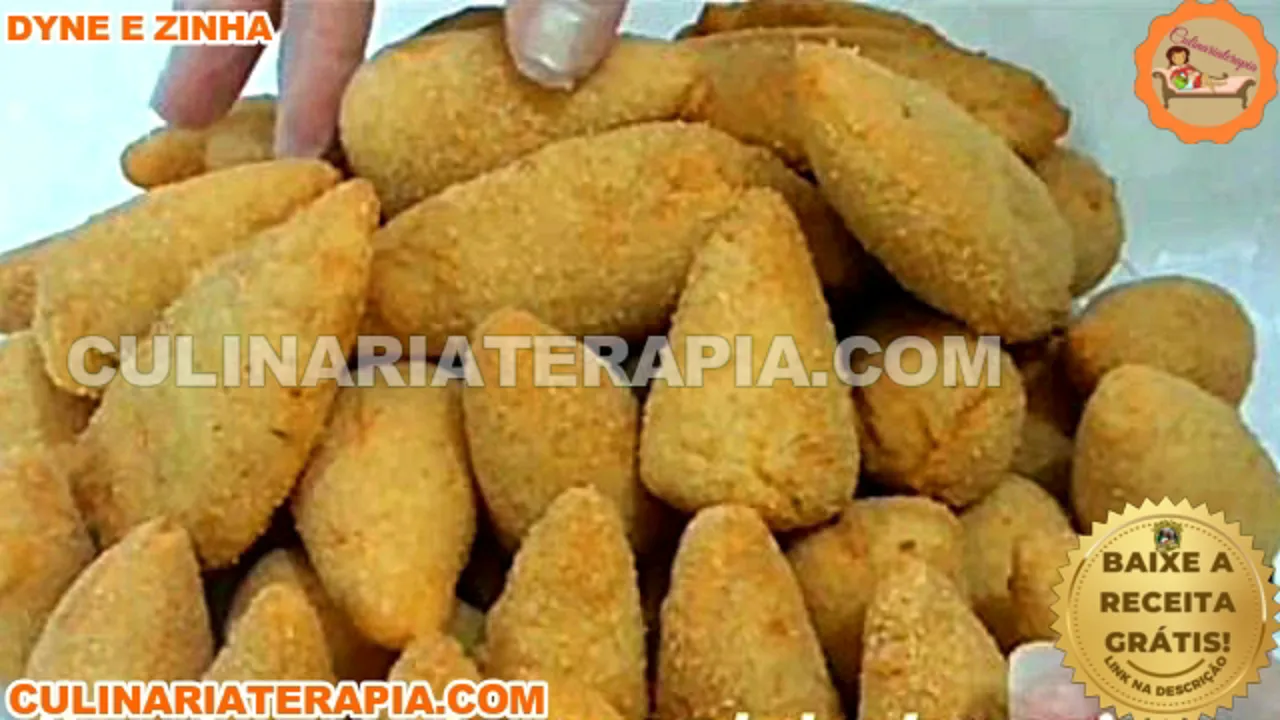 Massa para Salgados Fritos Coxinha Risole e Enroladinho