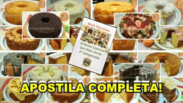 20 Bolos que Mais Vende 2° temporada Apostila