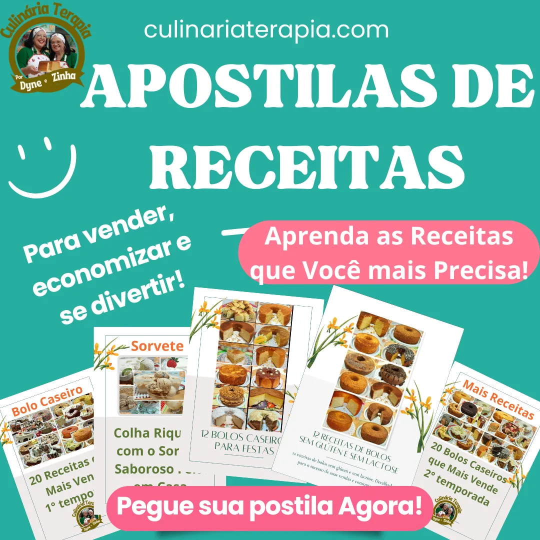 🍰🔥 MAIS DE 60 RECEITAS DE BOLOS CASEIROS POR APENAS R$25