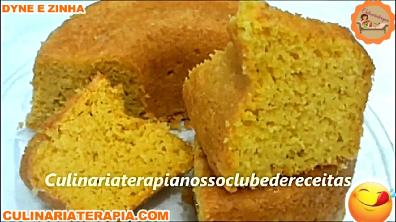 Bolo de Milho Verde e Fubá sem Glúten e sem Lactose