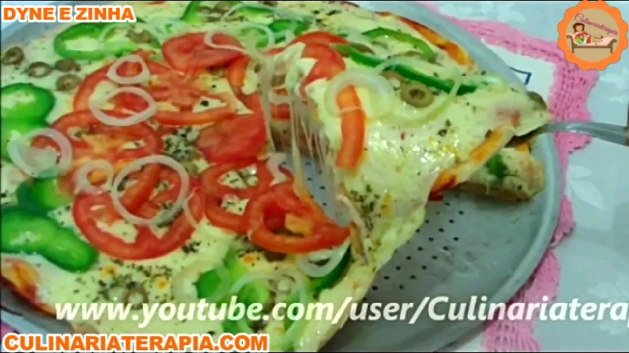 Massa de Pizza Caseira Tradicional Fácil
