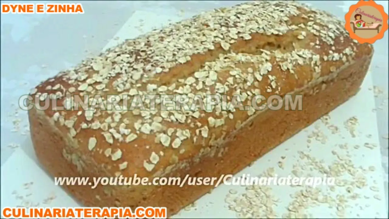 Pão Integral de Aveia e Mel de Batedeira