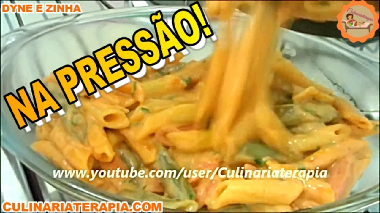 Macarrão Cremoso na Panela de Pressão Fácil e Rápido