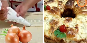 Creme de Cebola em Ponto de Bico para Rechear e Decorar