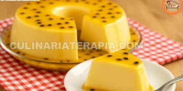 Pudim Gelado de Geladeira de Maracujá