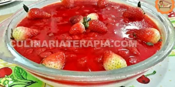 Sobremesa Gelada Morango do Amor Cremoso