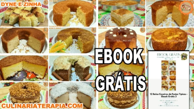 12 Bolos de Festa Típicas do Brasil Ebook Grátis 3 12 Bolos de Festa Típicas do Brasil Ebook Grátis 3