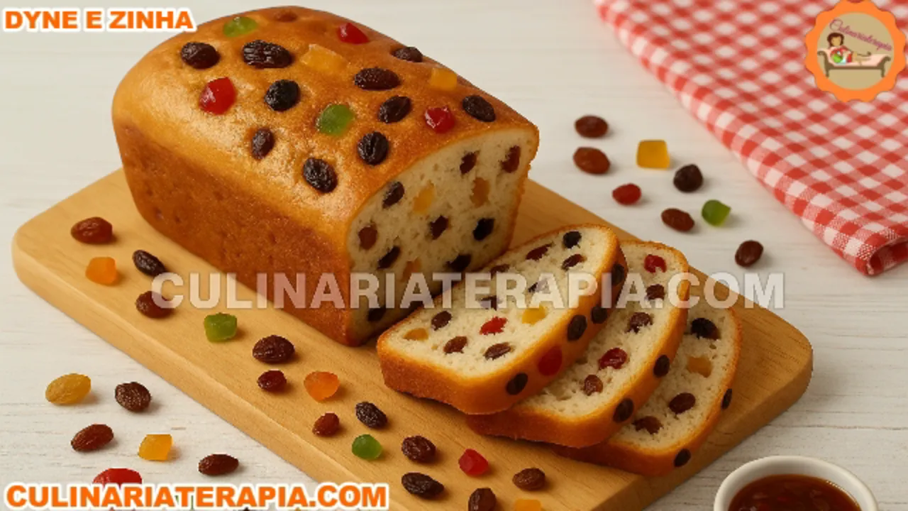 Pão Doce de Festa (sem glúten e sem lactose)