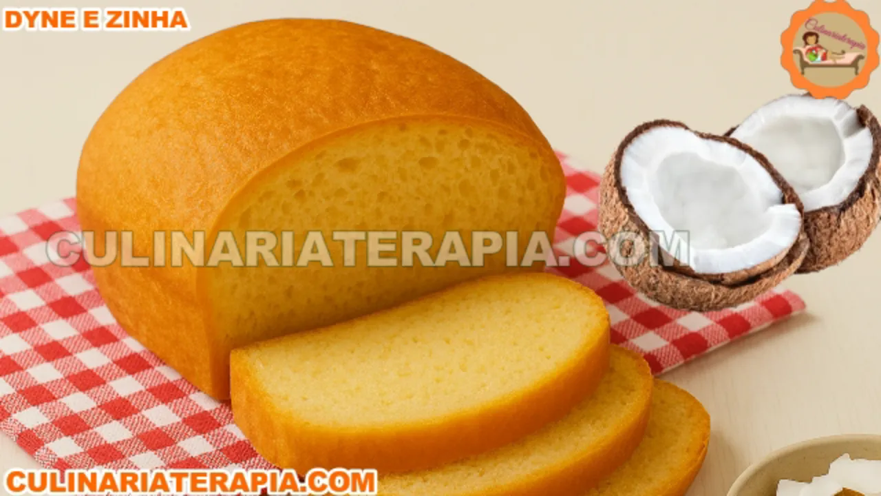 Pão de Coco Caseiro