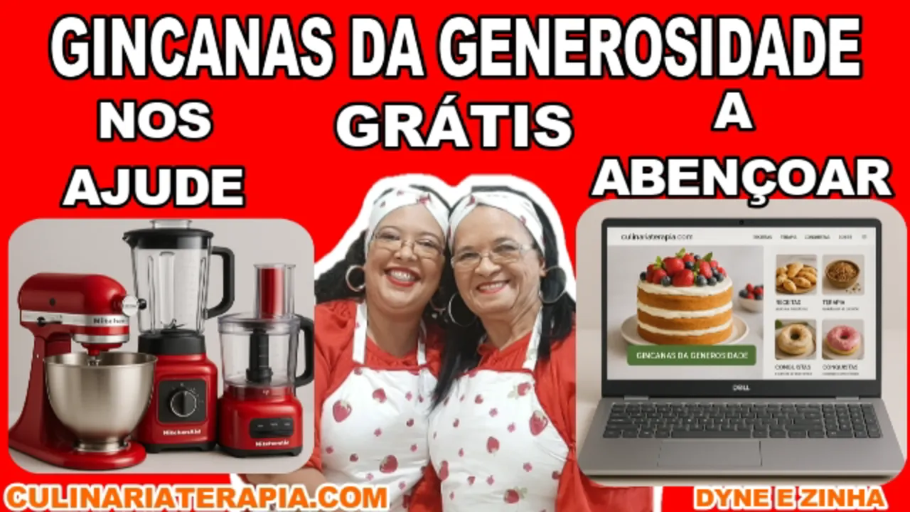 GINCANAS DA GENEROSIDADE GRÁTIS