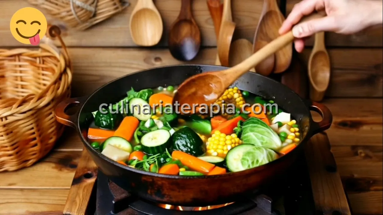 Sopa de Legumes com Brócolis e Couve-Flor Sopa de Legumes com Brócolis e Couve-Flor