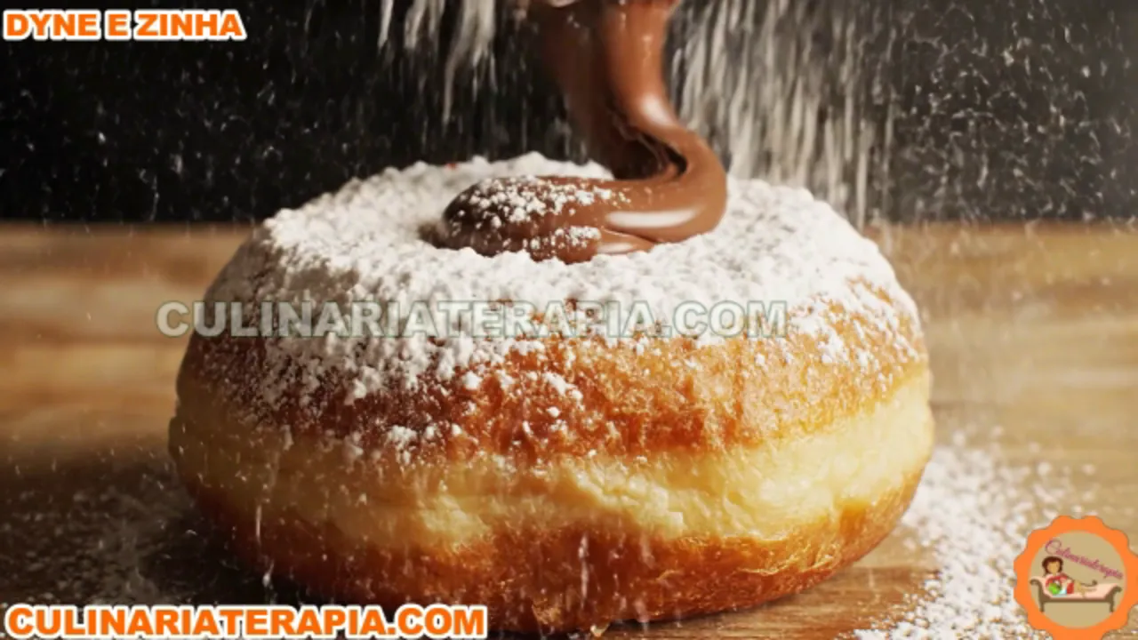 Donuts Recheados com Nutella