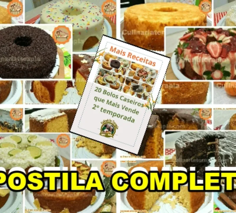 20 Bolos Caseiros Apostila 2ª Temporada