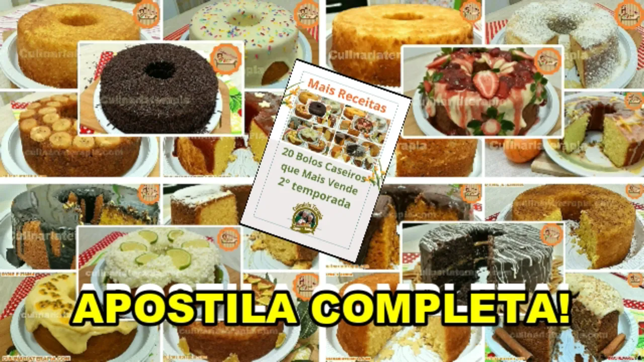 20 Bolos Caseiros – Apostila 2ª Temporada