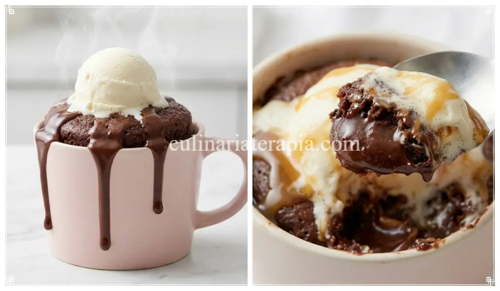 Grand Gateau de Caneca no Micro-ondas Pronto em 1 Minuto